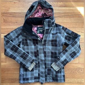 Ride Snowboards Black & Gray Winter Jacket - Size M